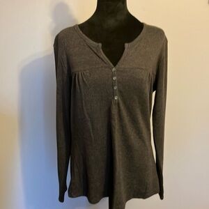 FINAL PRICE! BNWT Juniors North River Outfitters Cute Thermal Long Sleeve Shirt